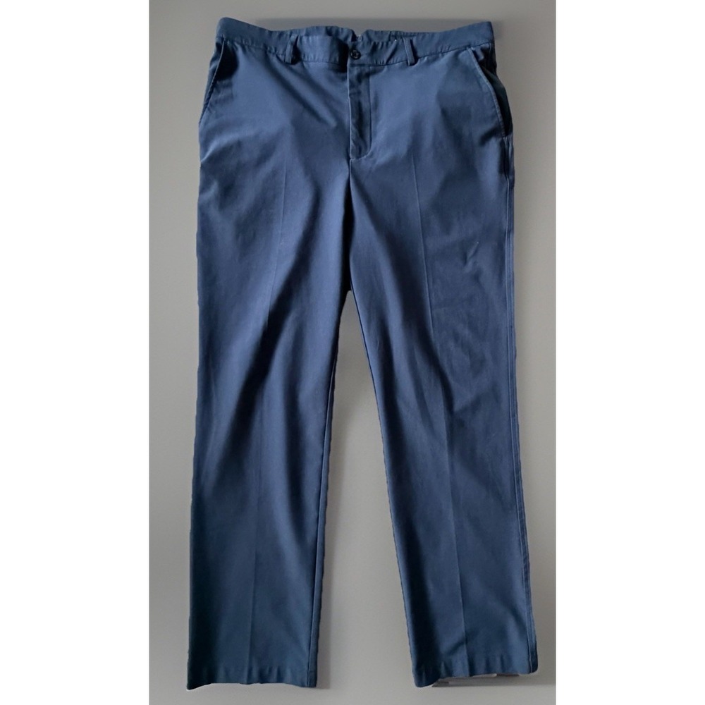 Dunning Golf Chino Pants Trousers Performance Stretch Blue Men's Size 36x30 JBHS